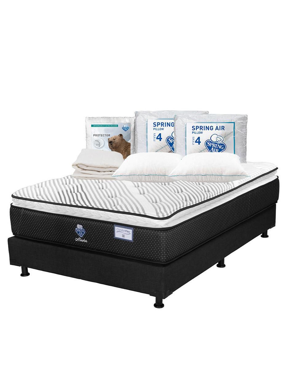 'juego de colchón y box' alaska box spring air 'juego de colchón y box' alaska box spring air
