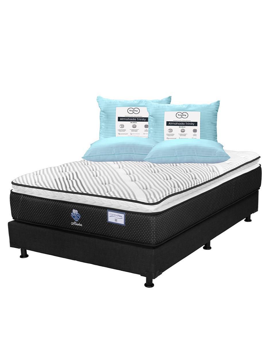 'juego de colchón y box' alaska box spring air 'juego de colchón y box' alaska box spring air