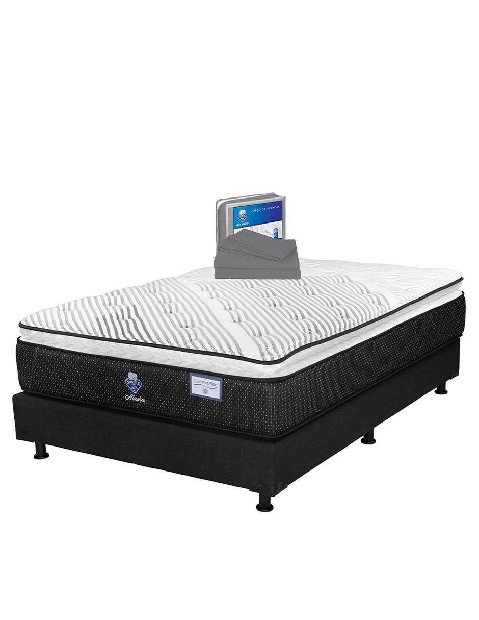 'juego de colchón y box' alaska box spring air 'juego de colchón y box' alaska box spring air