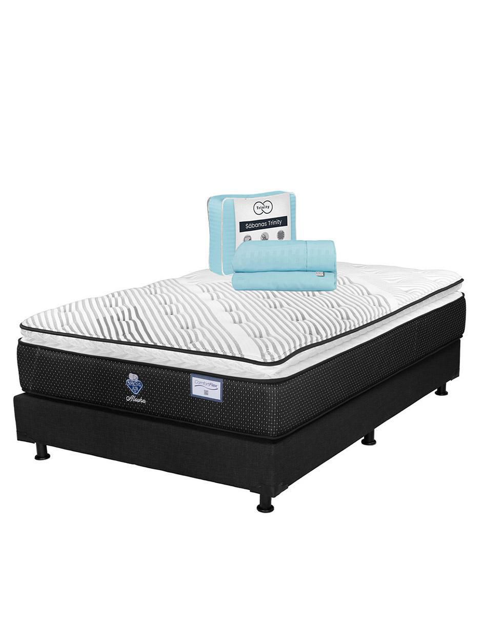 'juego de colchón y box' alaska box spring air 'juego de colchón y box' alaska box spring air