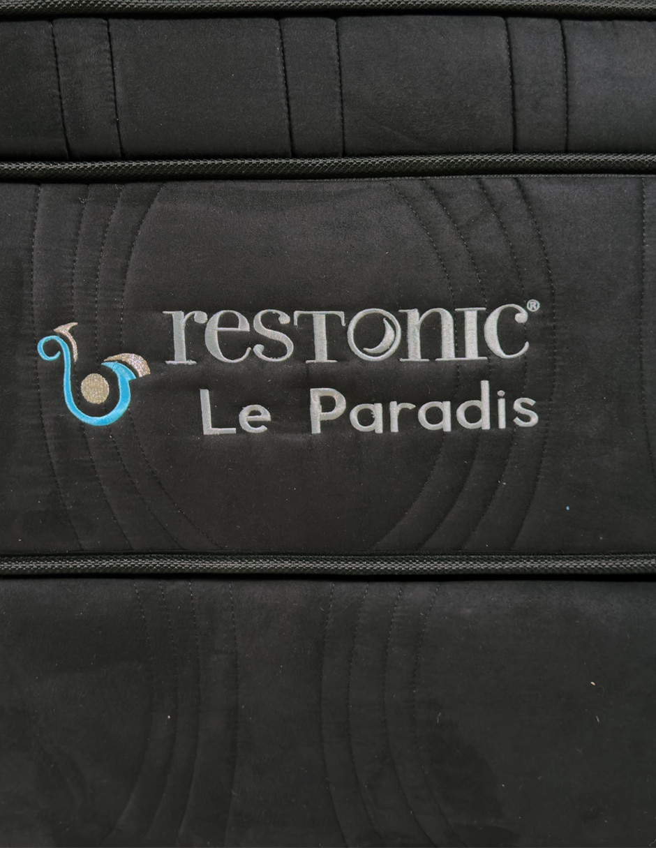 Juego de colchón y box le paradis restonic