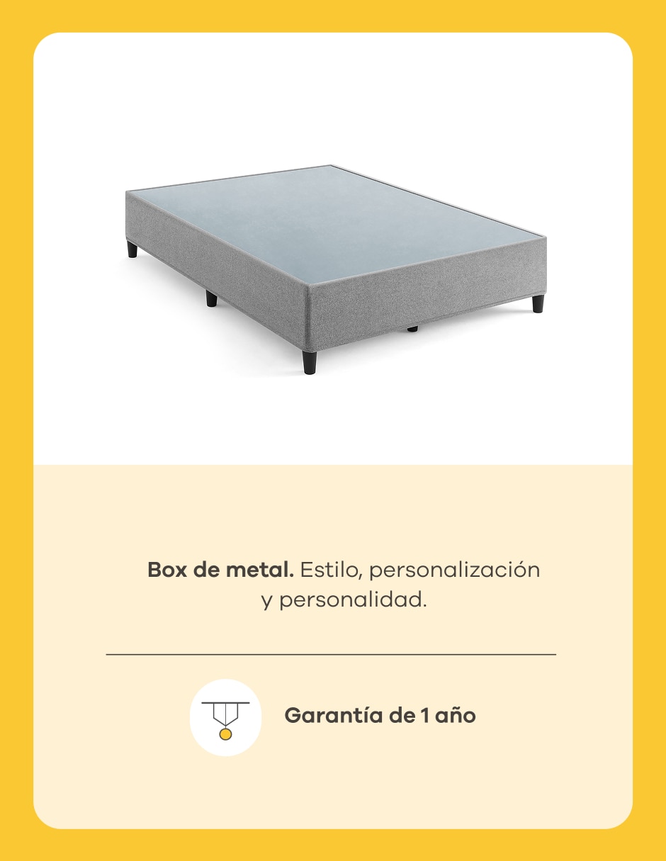 Juego de colchón y box 3