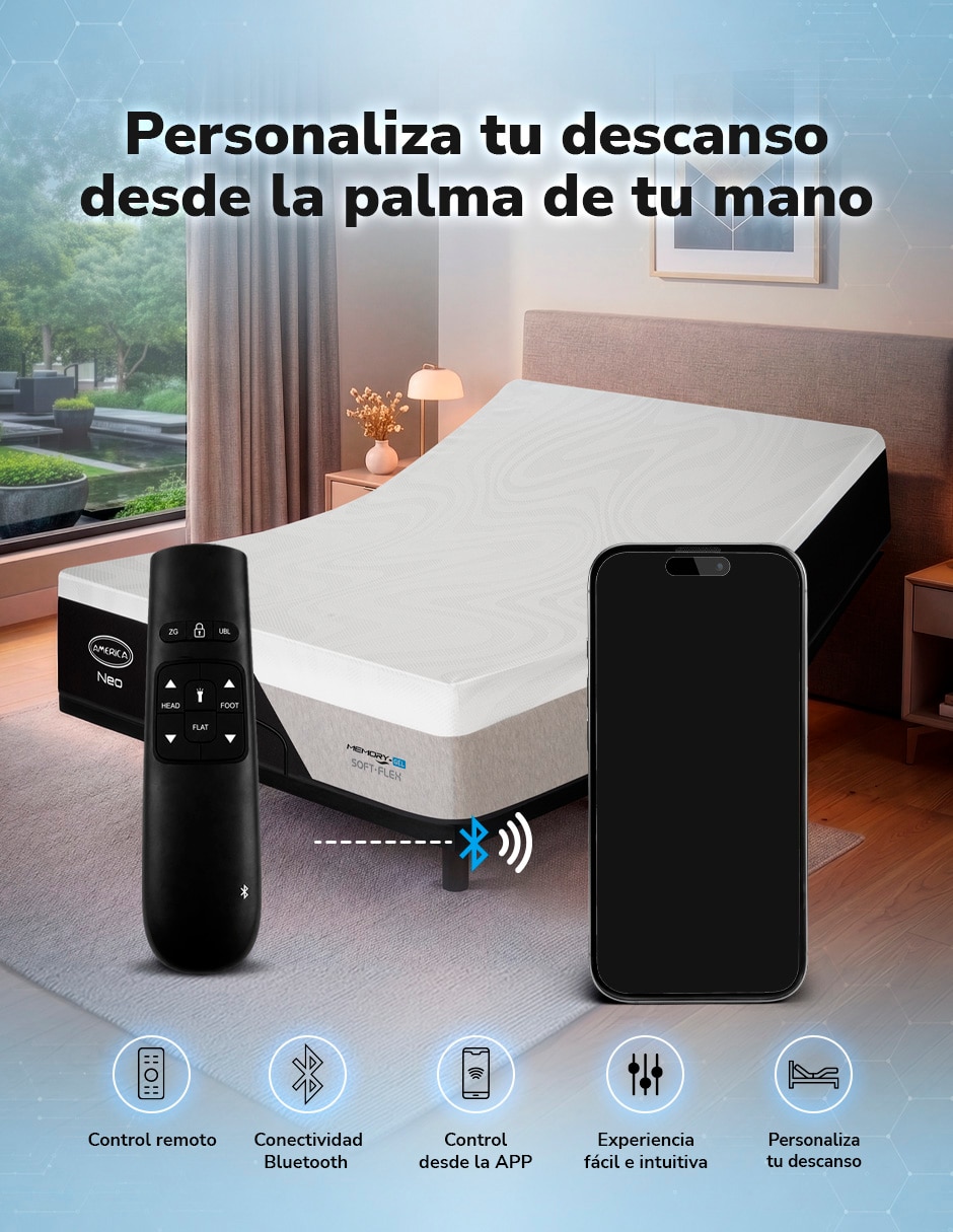 Juego de colchón y box neo américa