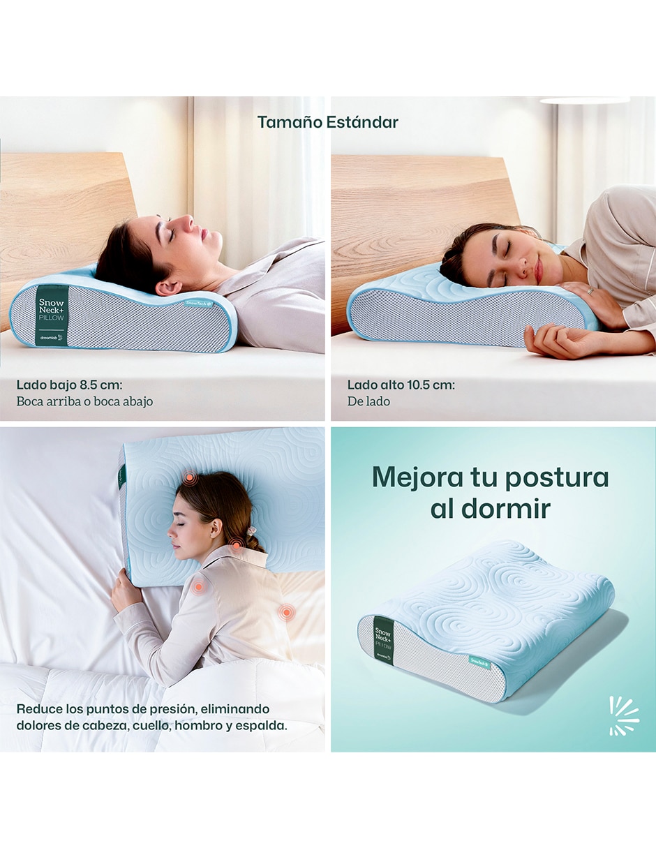 Almohada ortopédica firmeza media