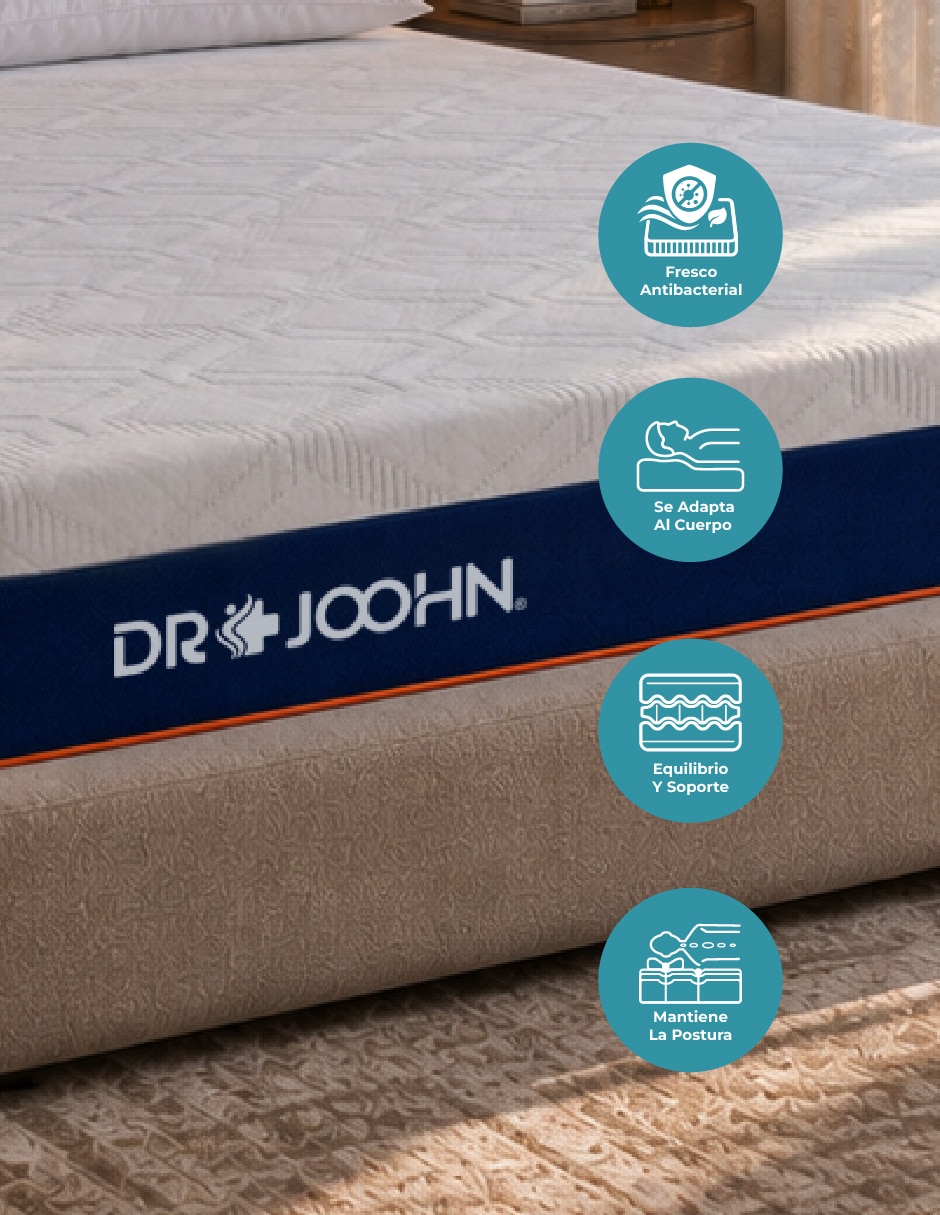 Colchón en caja zen memory foam balance 8