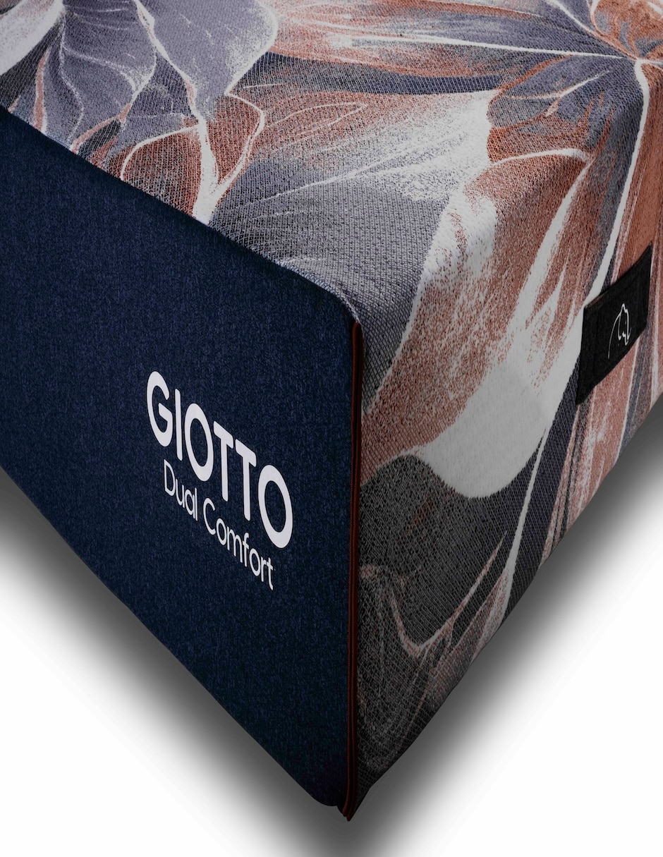 Colchón Giotto Tecnología Híbrida Resortes Mini Bonell Nano Pocket Espuma Soft