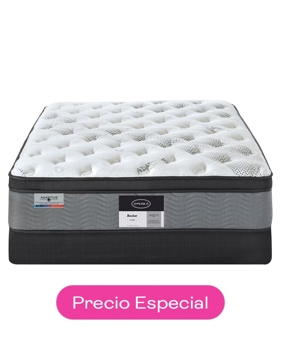 Juego de colchón y box becker
